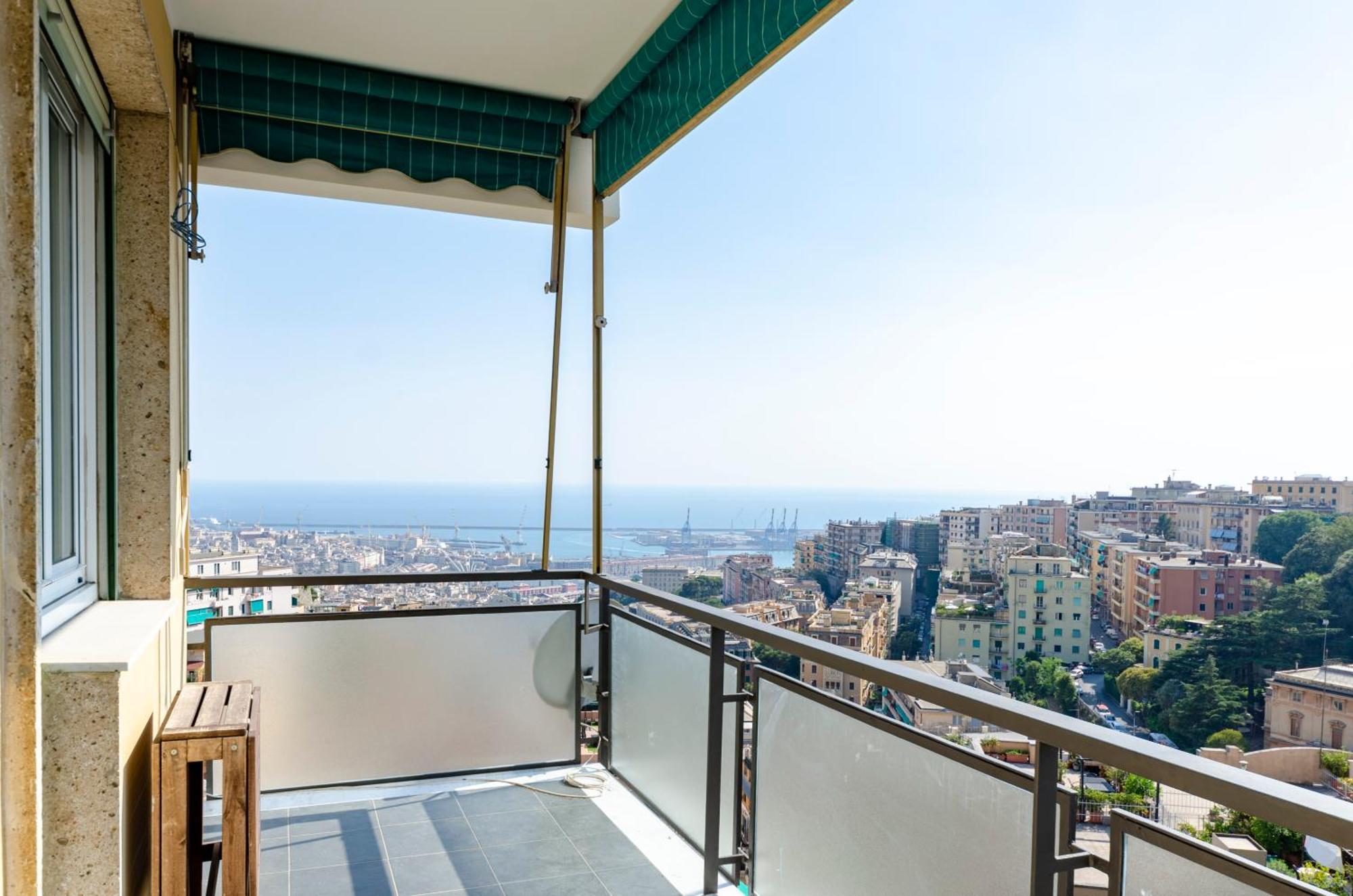 Apartament Joivy Great Flat With Sea View Genua Zewnętrze zdjęcie